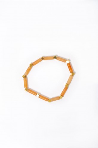 Bracelet "Petra" jaspe orange