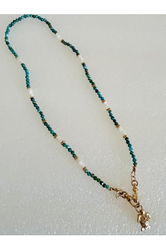 Collier Lucia turquoise pour pendentif