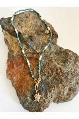 Collier Lucia turquoise pour pendentif