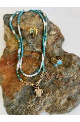 Collier Lucia turquoise pour pendentif