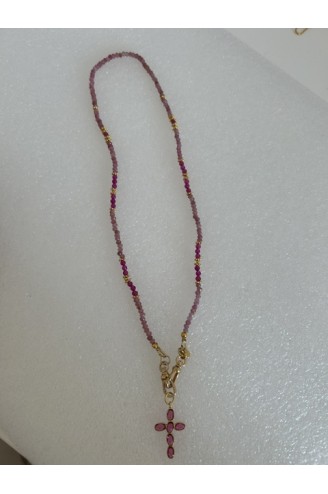 Collier "Lucia" tourmaline pour pendentif