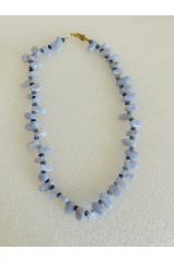 Collier "Petra" Calcedoine