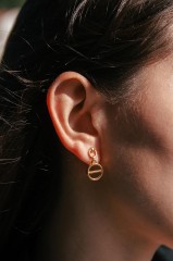 Boucles d'oreilles minimalistes "Bianca"