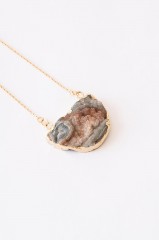 Collier  "Petra"  Agate Druzy