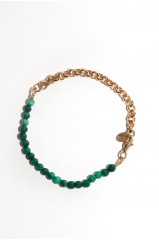 Bracelet "Ghjuvanna" malachite