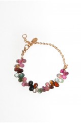 bracelet "Elia" tourmaline multicolore