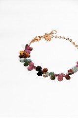 bracelet "Elia" tourmaline multicolore