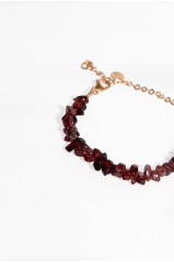 Bracelet "Elia" grenat