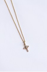 Collier "Serena"  pendentif croix