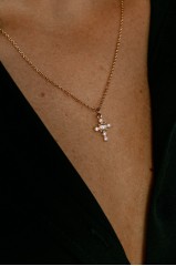 Collier "Serena"  pendentif croix