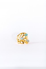 Bague "Fiora" amazonite